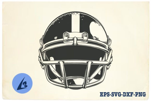 American Football Helmet SVG Clipart 14