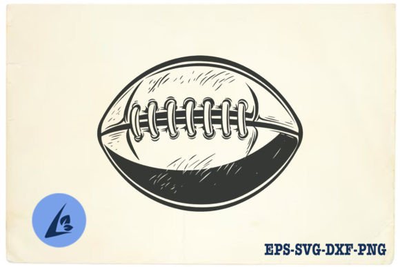 American Football SVG Clipart 08: Graphics for Crafts-Driven Branding
