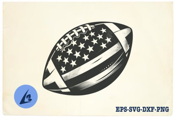 American Football SVG Clipart 18: Graphics for Crafts & Local Branding