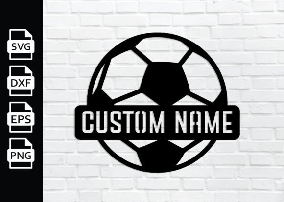 Football Wall Art Files: Graphics for Crafts & Local Branding