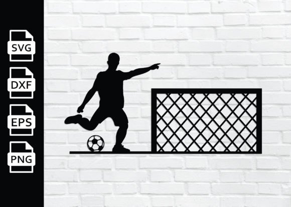 Football Wall Art Graphics for Crafts & Branding