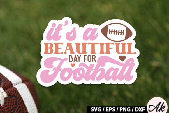 It’s a Beautiful Day for Football Retro Graphics