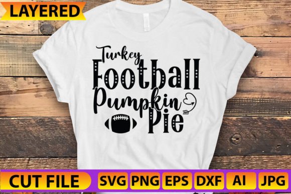 Turkey Football Pumpkin Pie